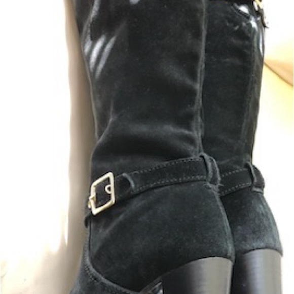 Coach Robynn black suede boots. - Picture 9 of 9